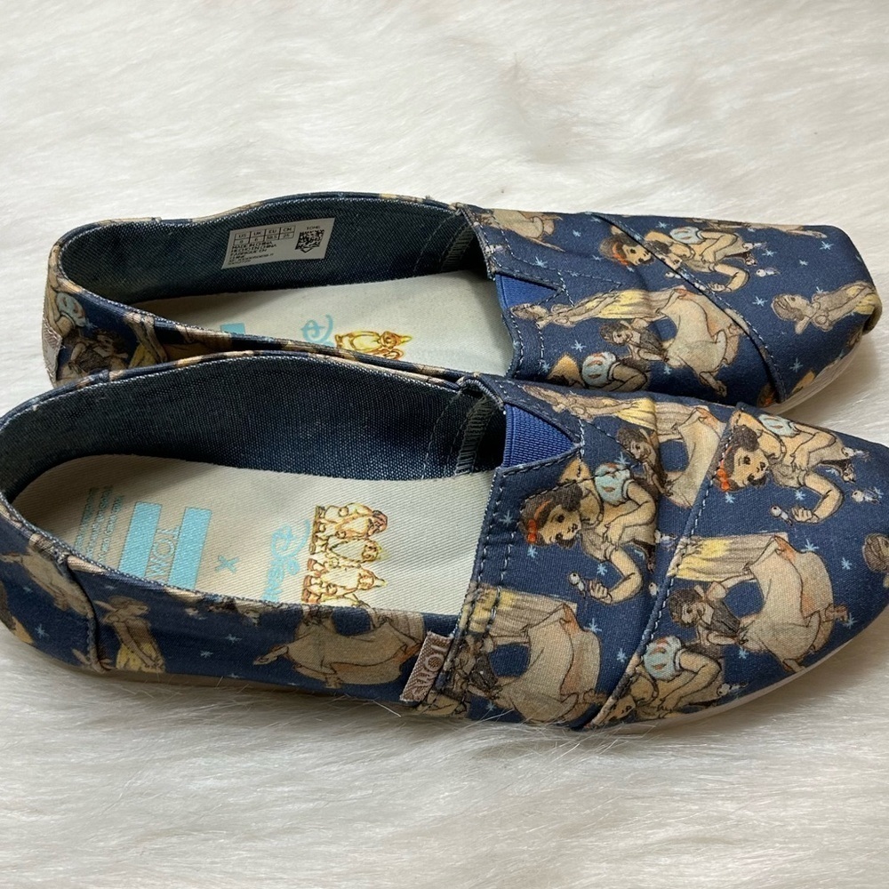Disney x Toms Lady and the Tramp Women Classic Shoes Size 8 - Picture 3 of 6